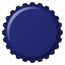 Koronazár 100db - metál kék