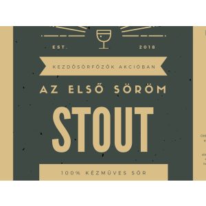 Ír stout receptcsomag 4 literes - Let's Brew Kithez