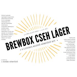 Lager utántöltő receptcsomag (8L) Brewbox kithez